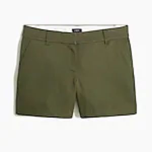 Jcrew 5” classic chino short olive green